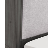 Cama Queen con plataforma Wittenberry en gris 1573-1* | Homelegance