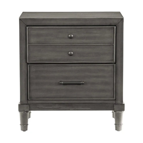 Wittenberry 5 Piece Queen Platform Bedroom Set In Gray 1573-1-5Set | Homelegance - sold by Home Elegance USA