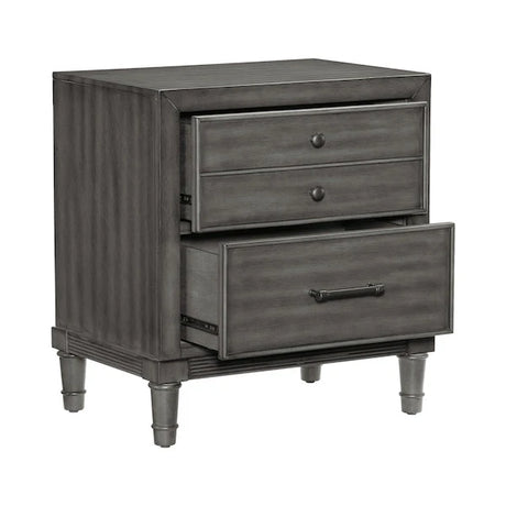 Wittenberry 5 Piece Queen Platform Bedroom Set In Gray 1573-1-5Set | Homelegance - sold by Home Elegance USA