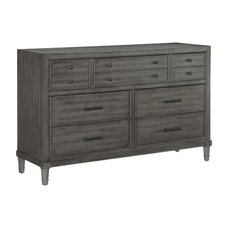 Wittenberry 5 Piece Queen Platform Bedroom Set In Gray 1573-1-5Set | Homelegance - sold by Home Elegance USA