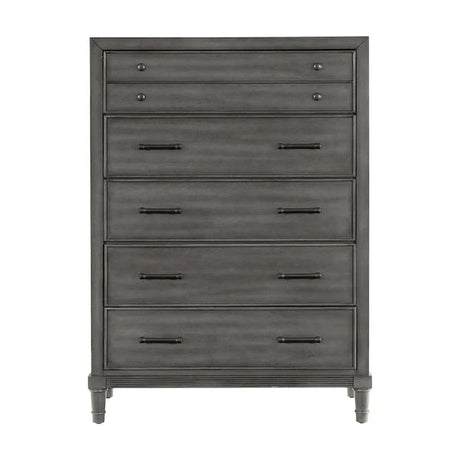 Wittenberry 6 Piece Eastern King Platform Bedroom Set In Gray 1573K-1Ek-6Set | Homelegance - sold by Home Elegance USA