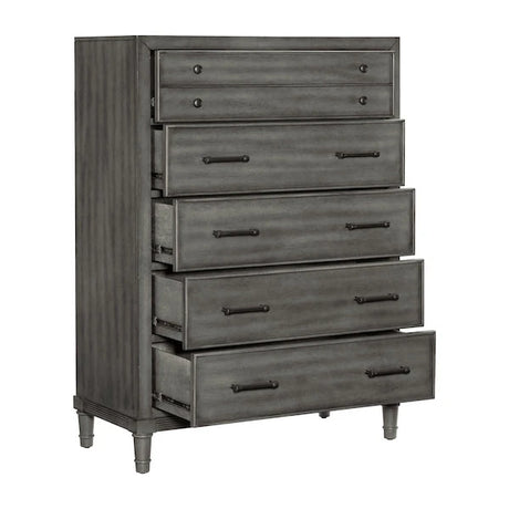 Wittenberry 6 Piece Eastern King Platform Bedroom Set In Gray 1573K-1Ek-6Set | Homelegance - sold by Home Elegance USA