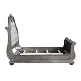 Bennington Gray Sleigh Bed Bedroom Set with Marble Tops – Homelegance - Home Elegance USA