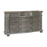 Bennington Gray Sleigh Bed Bedroom Set with Marble Tops – Homelegance - Home Elegance USA