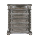 Bennington Gray Sleigh Bed Bedroom Set with Marble Tops – Homelegance - Home Elegance USA