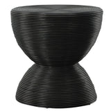Bongo Black Rattan Side Table by Uttermost - View 1
