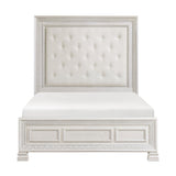 Theodora Pearl White Bedroom Set with Tufted Headboard – Modern Classic 1596
