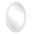 Bali Ribbed Oval Mirror - White by Uttermost - View 1