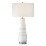 Santino Crackled Ivory Table Lamp - Beige by Uttermost - View 1