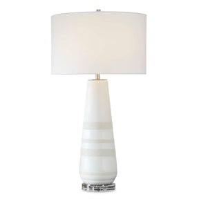 Santino Crackled Ivory Table Lamp - Beige by Uttermost - View 1