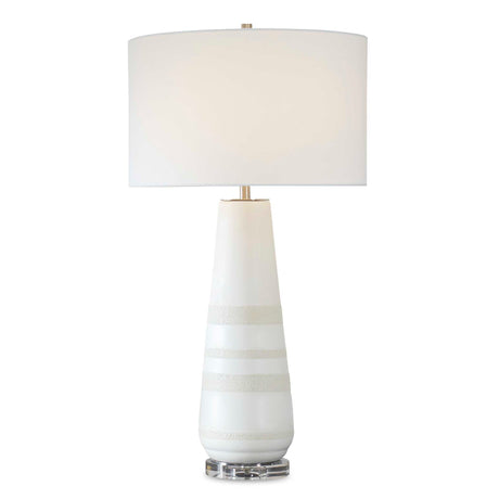 Santino Crackled Ivory Table Lamp - Beige by Uttermost - View 1