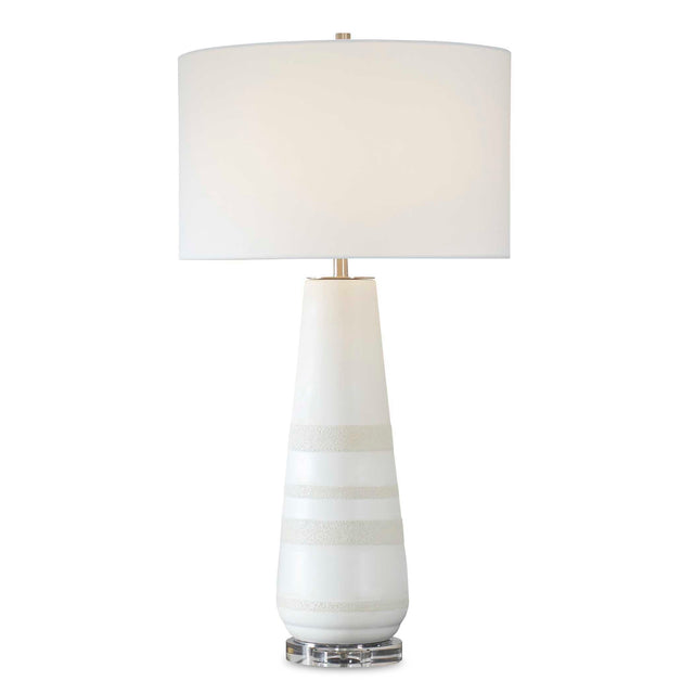 Santino Crackled Ivory Table Lamp - Beige by Uttermost - View 1