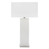 Pillar Marble Table Lamp - White by Uttermost - View 4