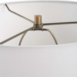 Acosta Ribbed Table Lamp - Gray / Bronze by Uttermost - View 7
