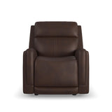 Alister Power Gliding Recliner With Power Headrest And Lumbar - Burnt Umber | Flexsteel