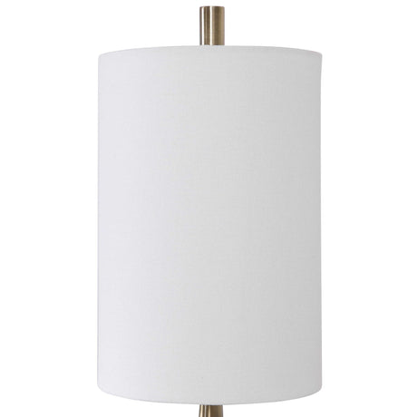 Minette Mid-Century Buffet Lamp - White / Yellow by Uttermost - View 5