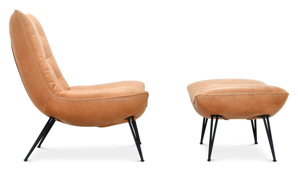 Kayne Accent Chair - Orange by Hooker Furniture - View 10
