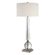Crista Crystal Lamp - Silver / Beige by Uttermost - View 1