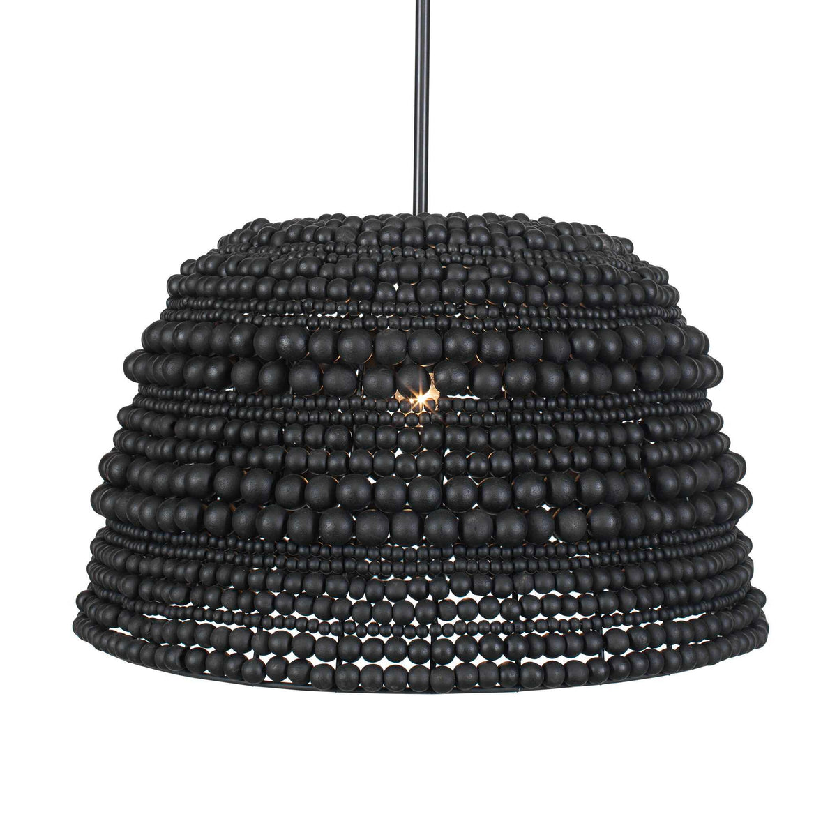 Persephone Bead 1 Light Pendant - Black by Uttermost - View 4