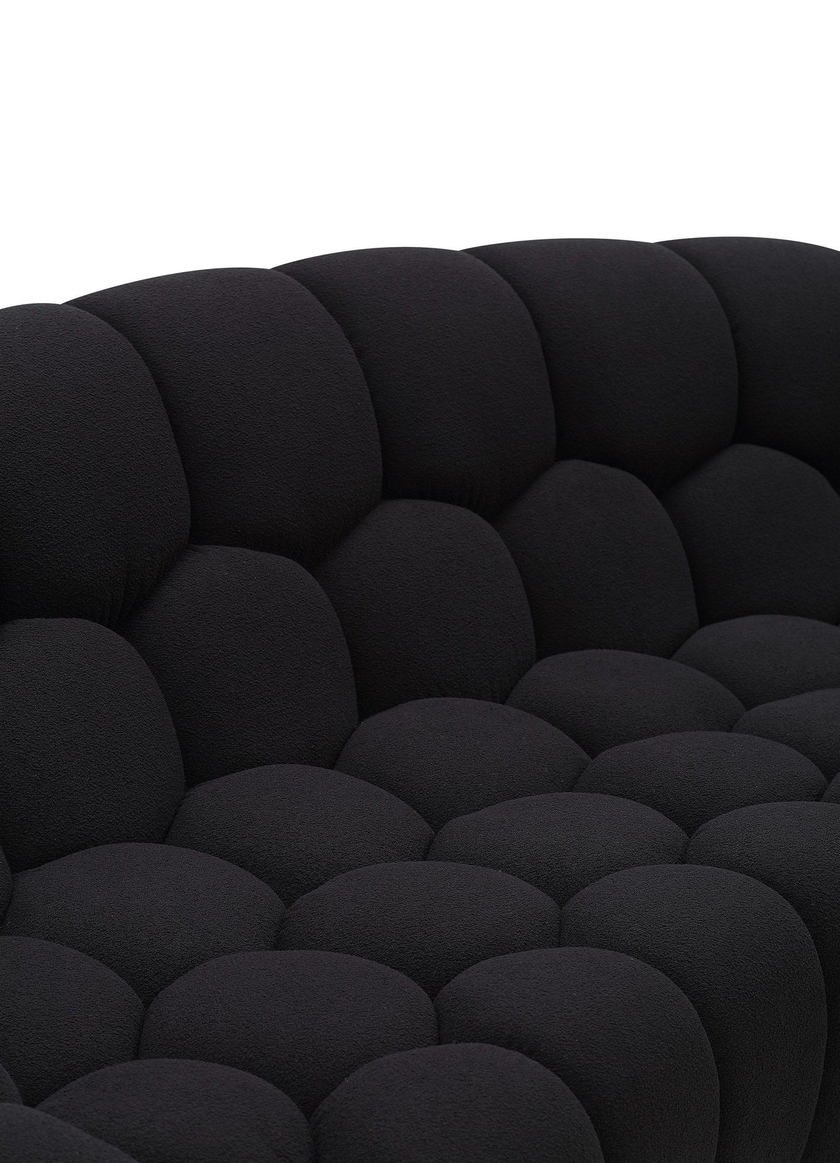 Divani Casa Yolonda - Modern Curved Black Fabric Sofa Set | VIG - Home Elegance USA