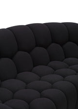 Divani Casa Yolonda - Modern Curved Black Fabric Sofa Set | VIG - Home Elegance USA