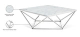 Skyler 3 Piece Occasional Table Set In Chrome - 244-3Set | Meridian - sold by Home Elegance USA