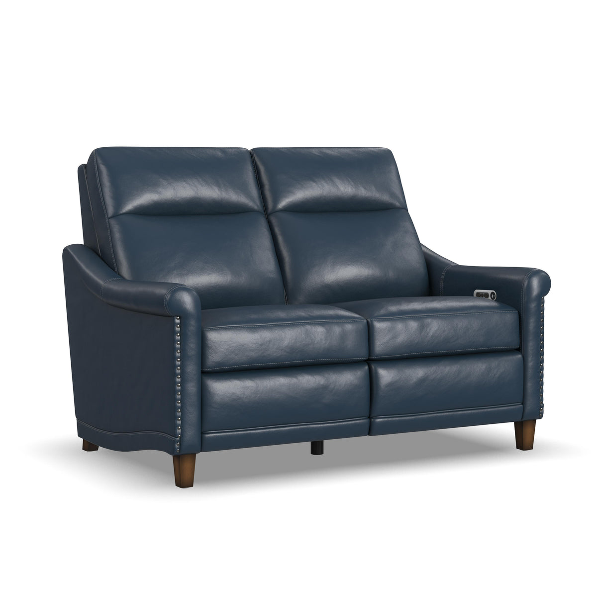 Elizabeth Power Reclining Loveseat With Power Headrest - Sea | Flexsteel