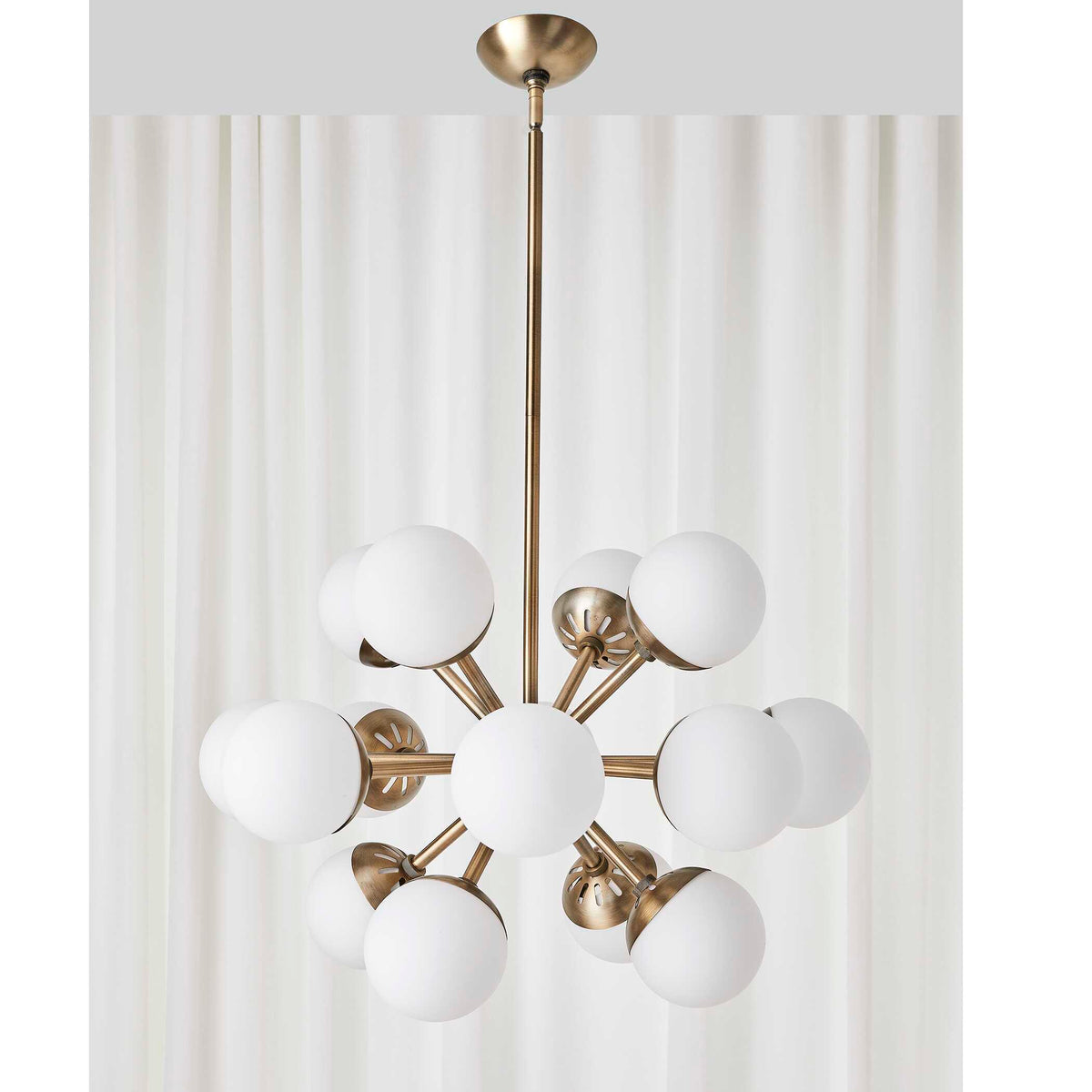 Droplet 16 Light Sputnik Chandelier - Yellow by Uttermost - View 7