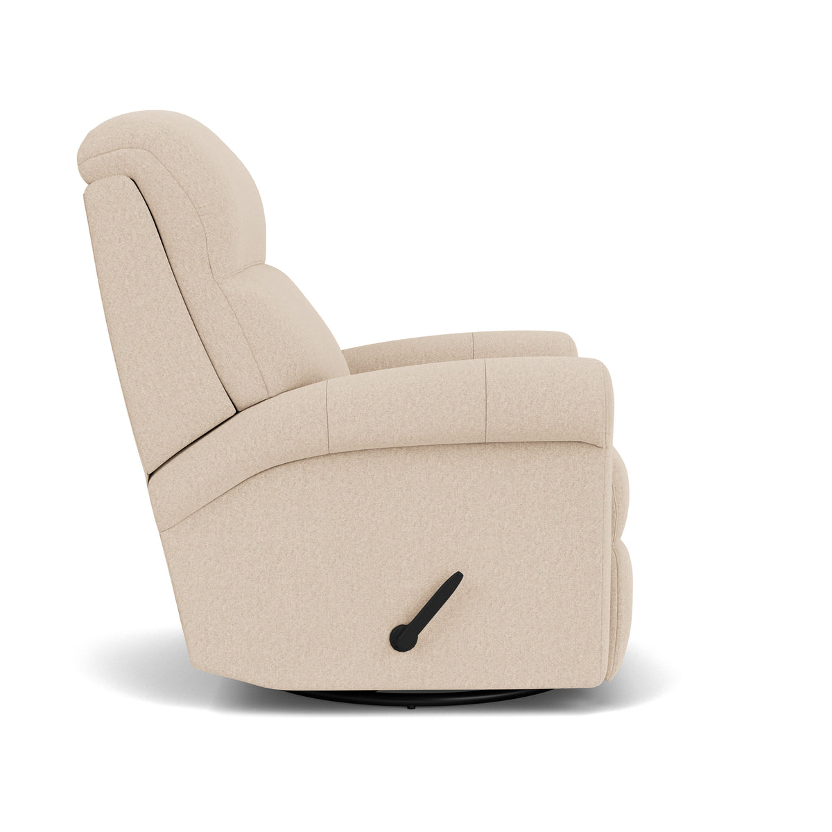 Davis Traditional Leather Swivel Gliding Recliner | Flexsteel