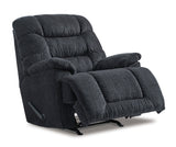 Ashley Charcoal Bridgtrail Rocker Recliner - Chenille | Home Elegance USA