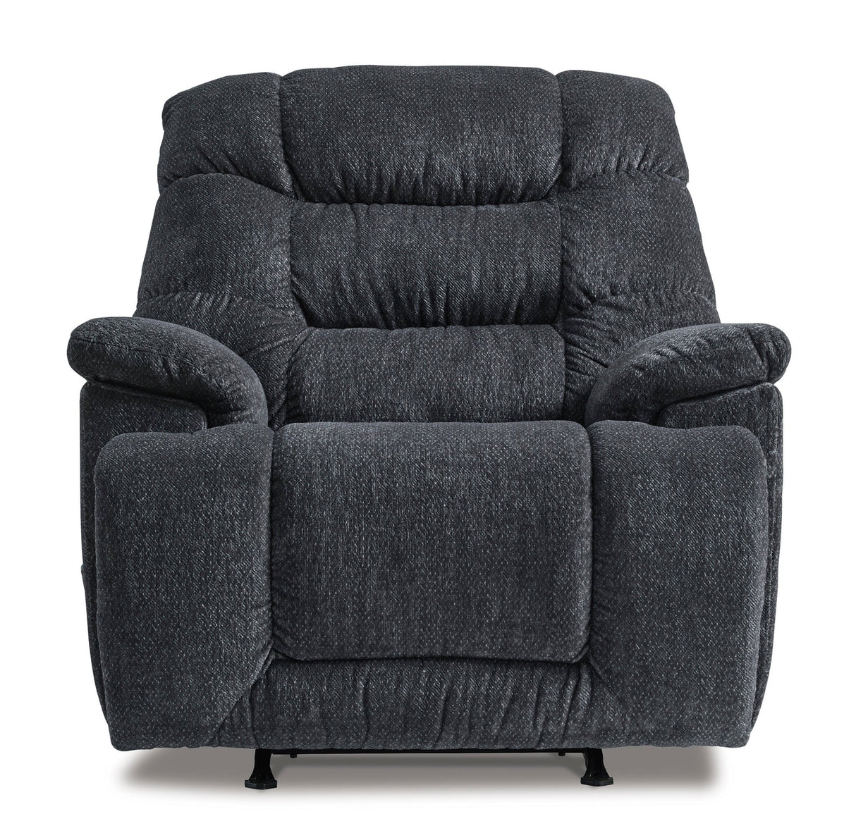 Ashley Charcoal Bridgtrail Rocker Recliner - Chenille | Home Elegance USA