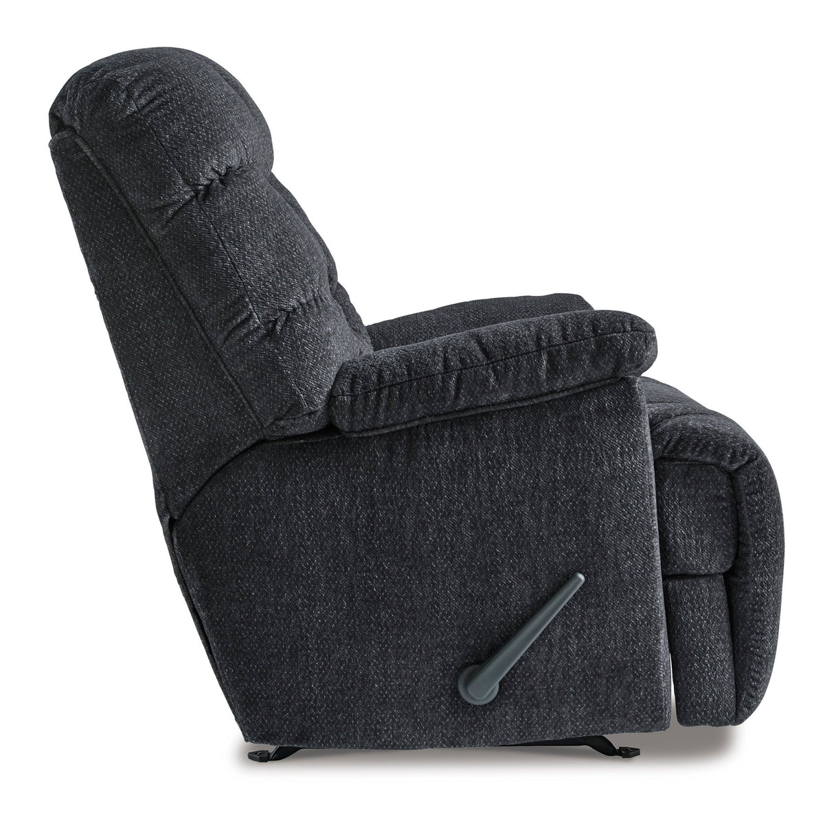 Ashley Charcoal Bridgtrail Rocker Recliner - Chenille | Home Elegance USA