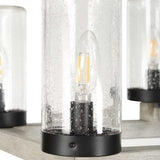 Edgecomb 10 Light Indoor-Outdoor Chandelier Black / Gray - Gray / Black by Uttermost - View 5