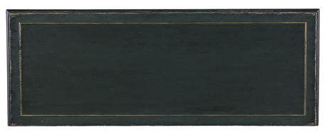 Charleston Five-Drawer Console Table - Dark Green by Hooker Furniture - View 11