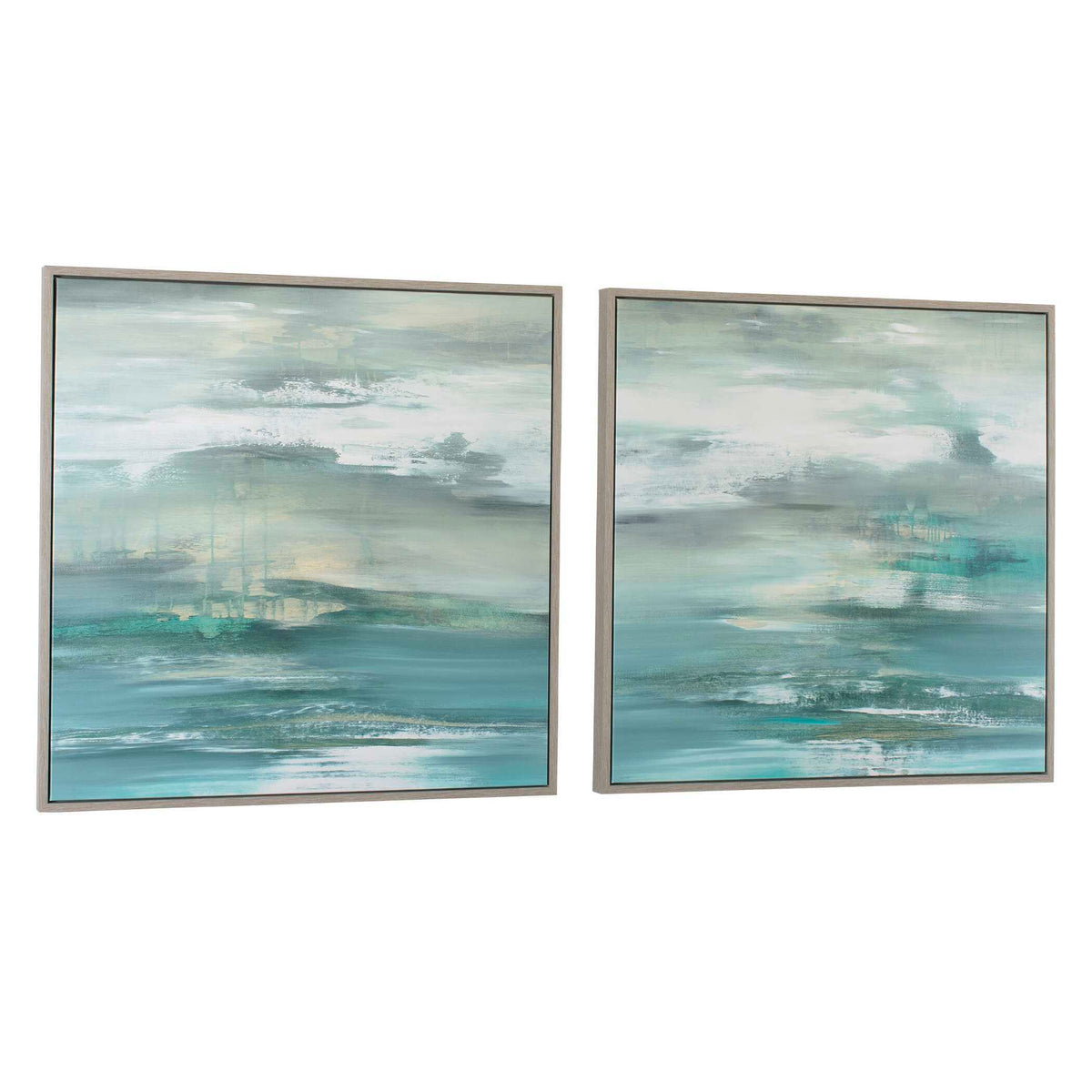 Tranquil State Of Mind Framed Canvases (Set of 2) - Blue by Uttermost - View 4