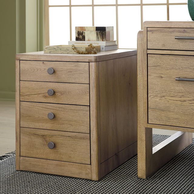 Mobile File Cabinet - Light Brown by Hooker Furniture - View 2