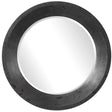Frazier Round Industrial Mirror - Black by Uttermost - View 1