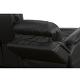 Crew Power Reclining Loveseat With Console, Power Headrests & Lumbar - Raven | Flexsteel
