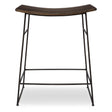 Thura Counter Stool Walnut - Dark Brown by Uttermost - View 1
