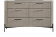 6 Drawer Dresser - Taupe