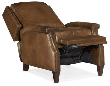 Collin Manual Push Back Recliner - Dark Brown by Hooker Furniture - View 4
