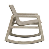 Sumba Outdoor Wicker Rocking Chair - Gray by Uttermost - View 8