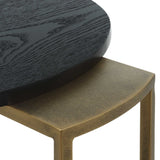Aztec Wood Nesting Tables (Set of 2) - Dark Brown by Uttermost - View 6