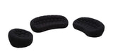 Divani Casa Yolonda - Modern Curved Black Fabric Sofa Set | VIG - Home Elegance USA