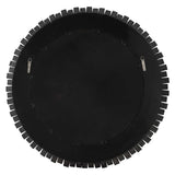 Circle Of Piers Round Mirror - Black by Uttermost - View 6