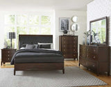 Cotterill Cherry 6 Piece Queen Panel Bedroom Set 1730 - 1 - 6 | Homelegance | Home Elegance USA