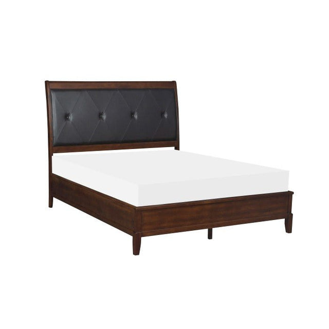 Cotterill Cherry Queen Panel Bed 1730 - 1 | Homelegance - 1730 - 1 - Home Elegance USA - 1