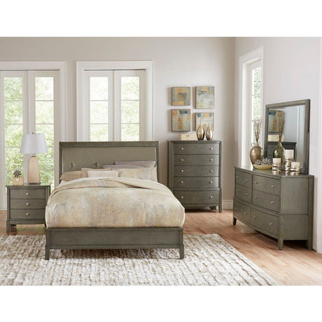 Cotterill Gray Queen Panel Bed 1730Gy - 1 | Homelegance - 1730GY - 1 - Home Elegance USA - 4