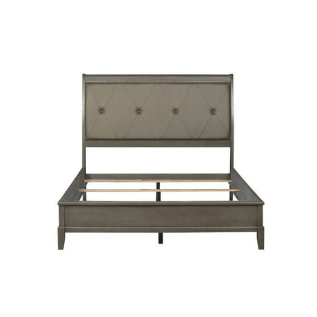 Cotterill Gray Eastern King Panel Bed 1730Kgy - 1Ek | Homelegance - 1730KGY - 1EK - Home Elegance USA - 3