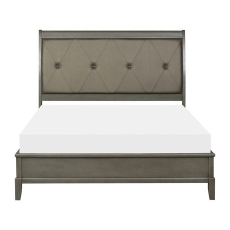 Cotterill Gray Queen Panel Bed 1730Gy - 1 | Homelegance - 1730GY - 1 - Home Elegance USA - 3